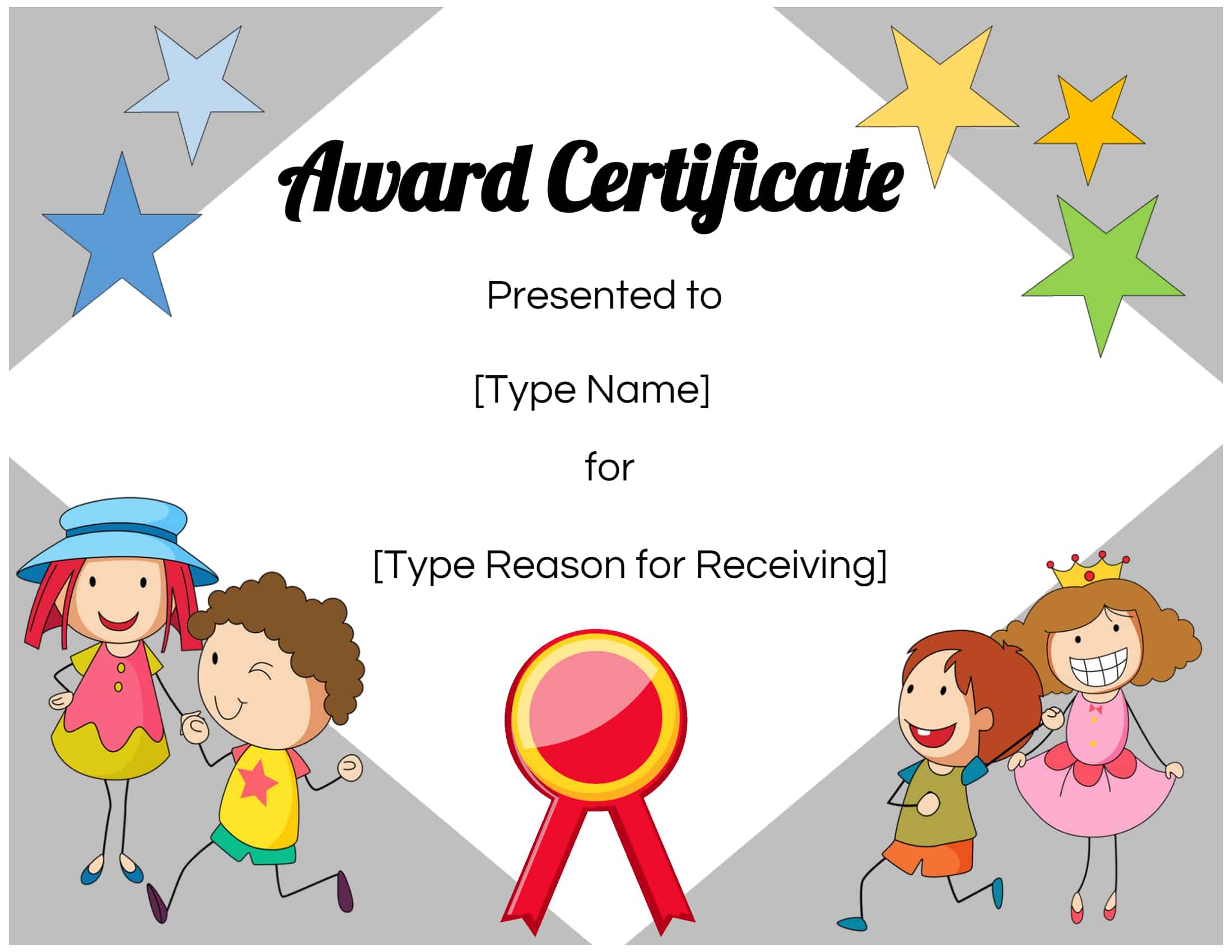 certificate clipart children's