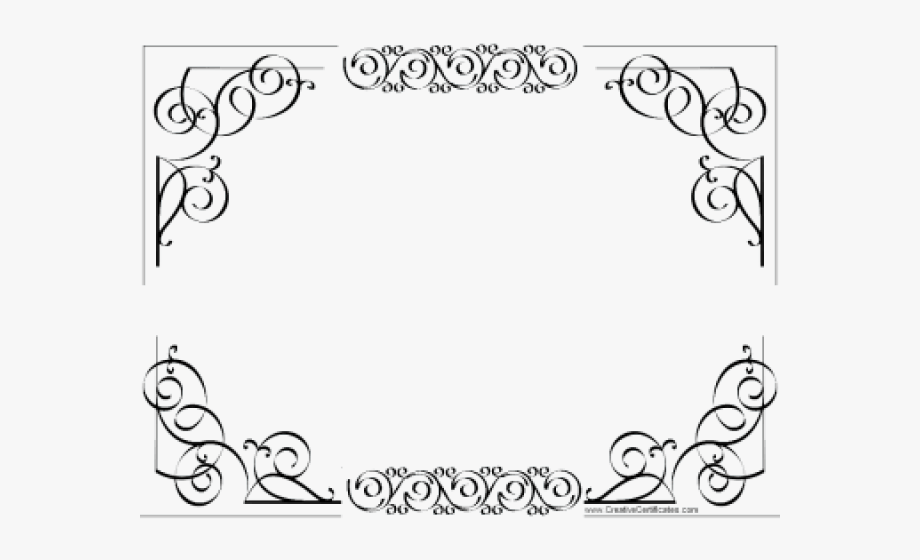 certificate clipart outline