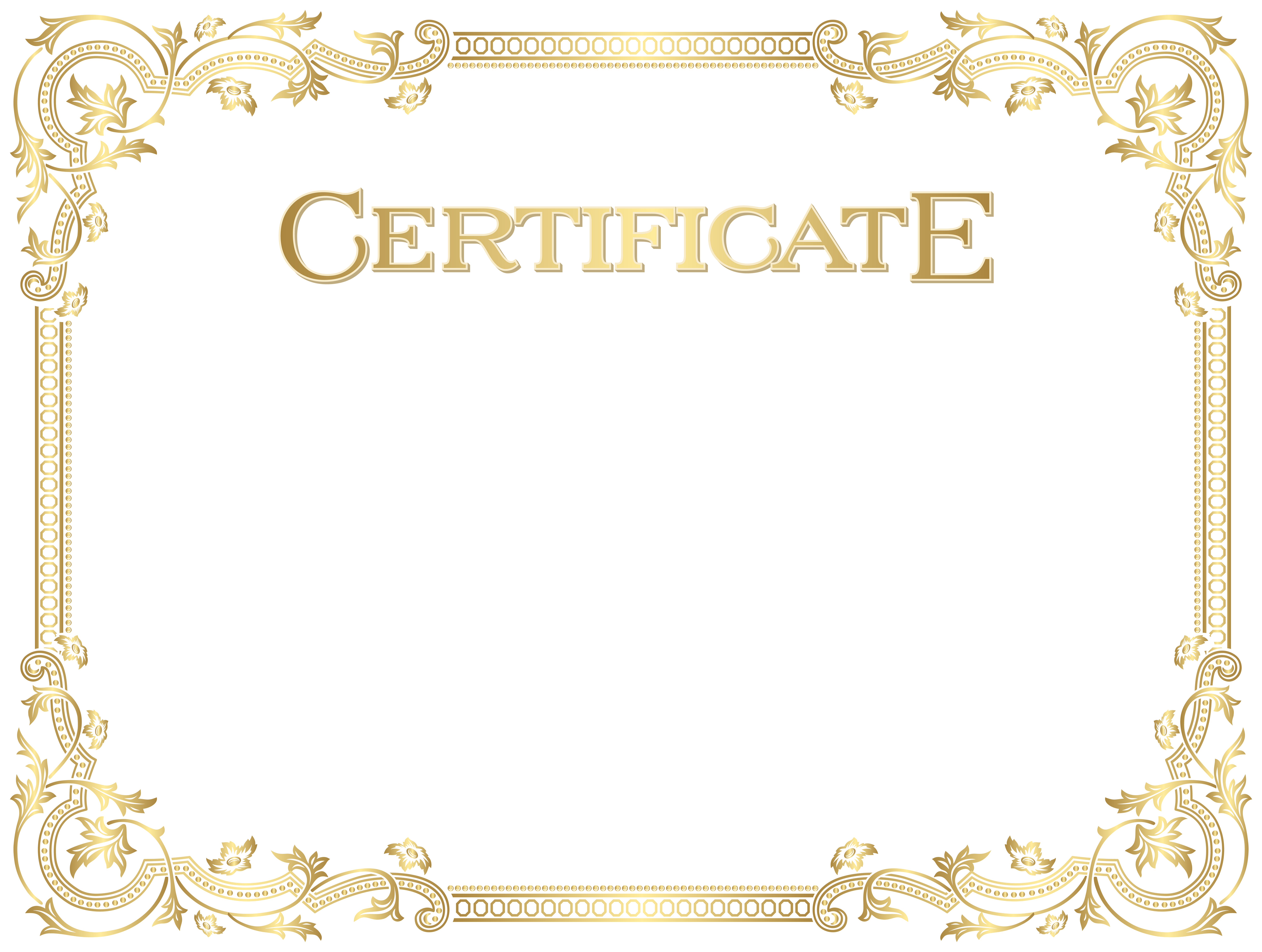 Free Printable Graphics Template Of Certificate Template Clip Art Png ...