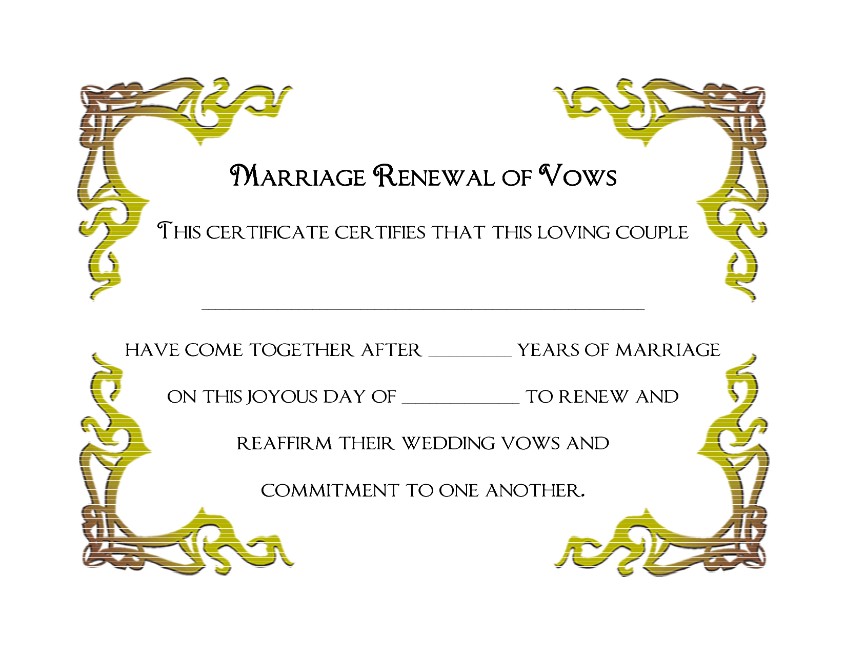 certificate clipart wedding