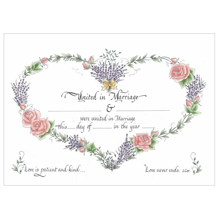 Certificate clipart wedding.  best marriage certificates