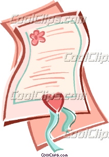 certificate clipart wedding