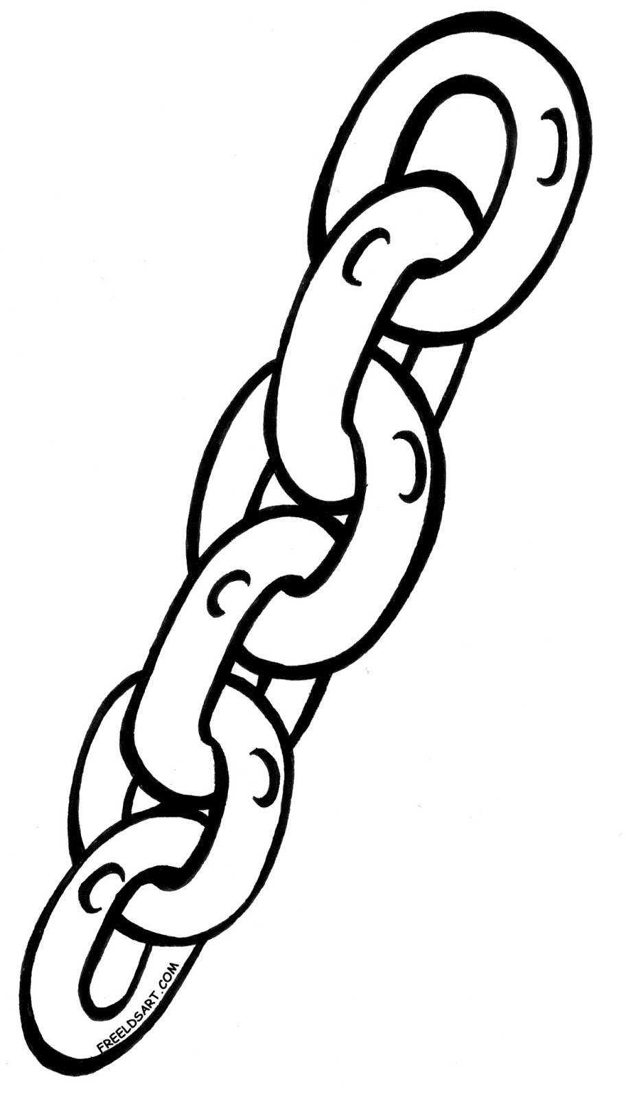chain clipart black and white