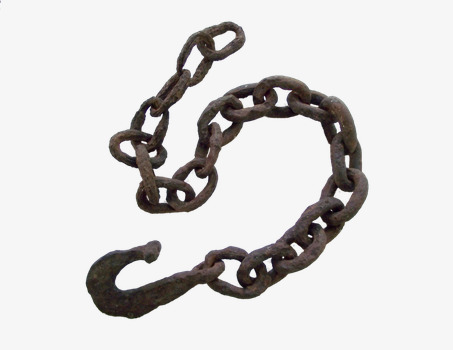 Chain clipart iron chain. Hook metal png image