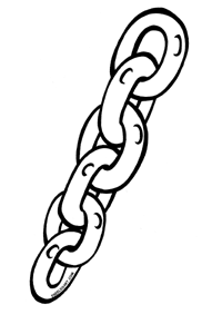 Chain clipart long chain. Math linking 