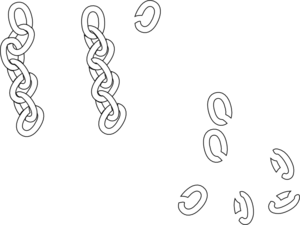 chain clipart outline