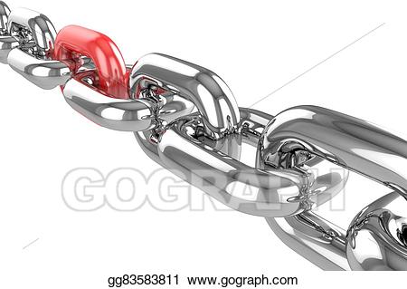 Chain clipart steel chain. Drawing render stainless gg