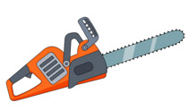 chainsaw clipart
