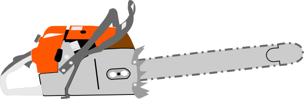 chainsaw clipart animated