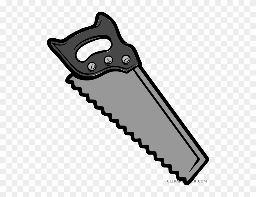 Svg black and white. Chainsaw clipart carpenter tool