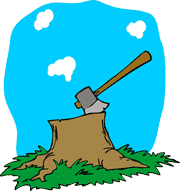 chainsaw clipart deforestation