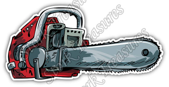 chainsaw clipart logger