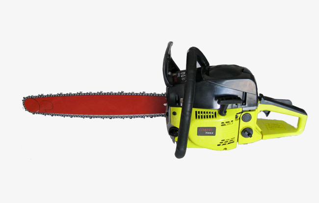 And yellow saw png. Chainsaw clipart red