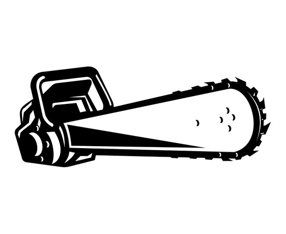 chainsaw clipart svg