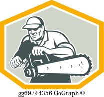 chainsaw clipart tree trimming