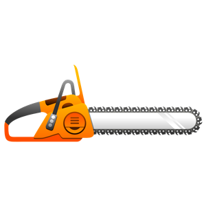 chainsaw clipart vector