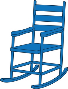 chair clipart blue chair