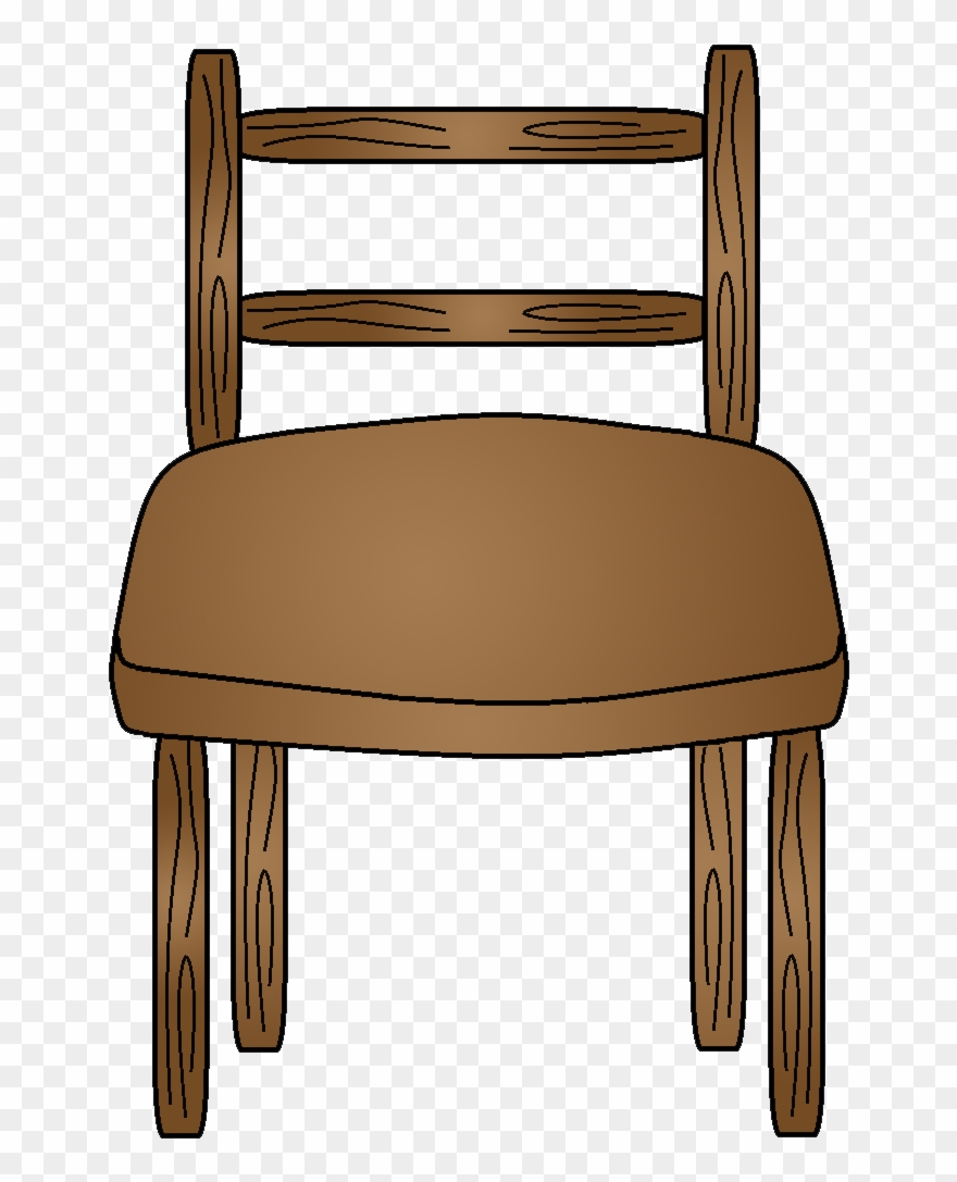 Goldilocks and the three. Chair clipart brown chair