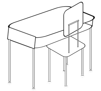 Chair clipart chair student. Free clip art of