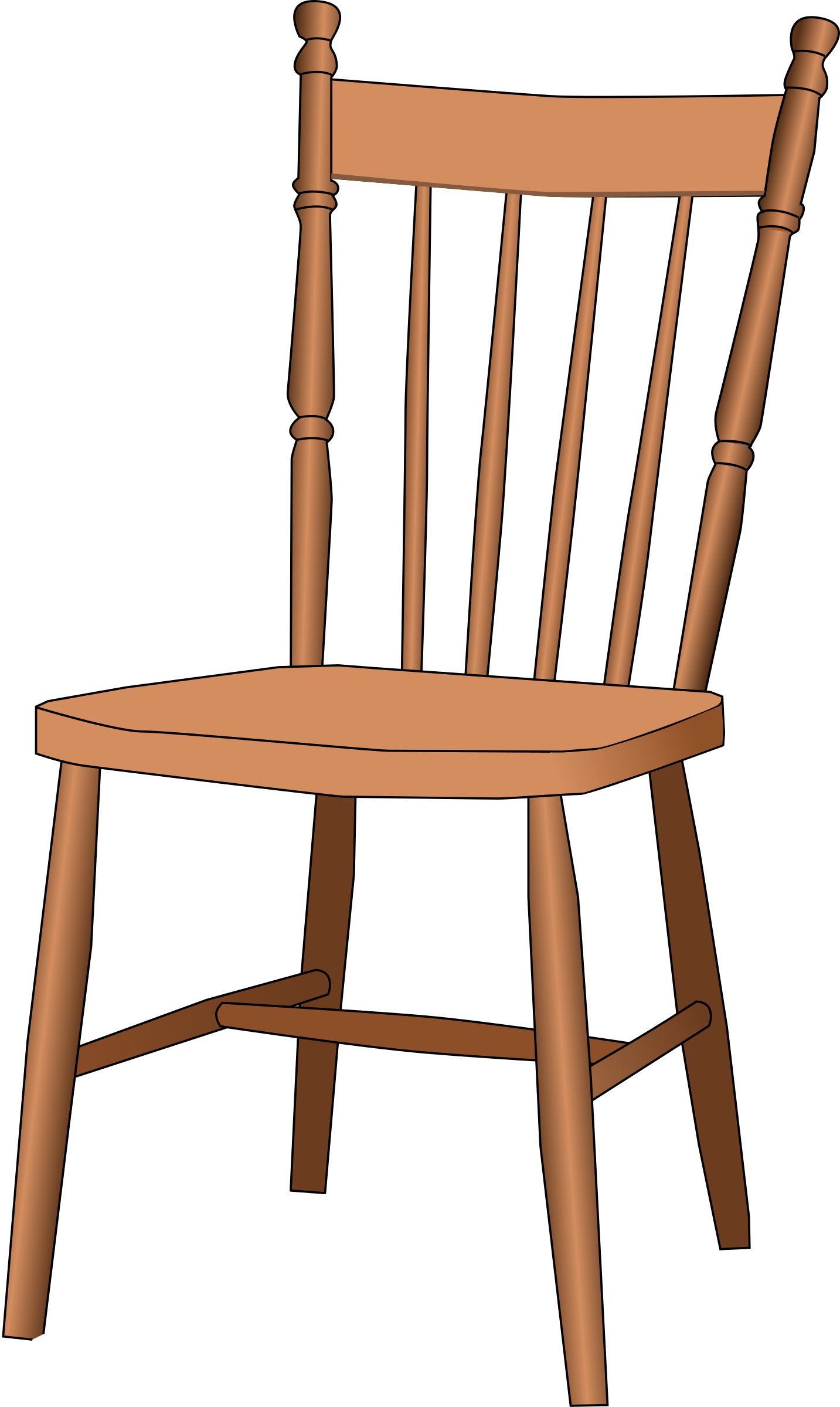 Wood Kitchen Chair Clipart Free Download Transparent