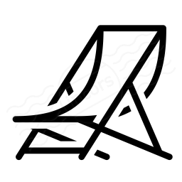 Iconexperience i collection icon. Chair clipart deck chair