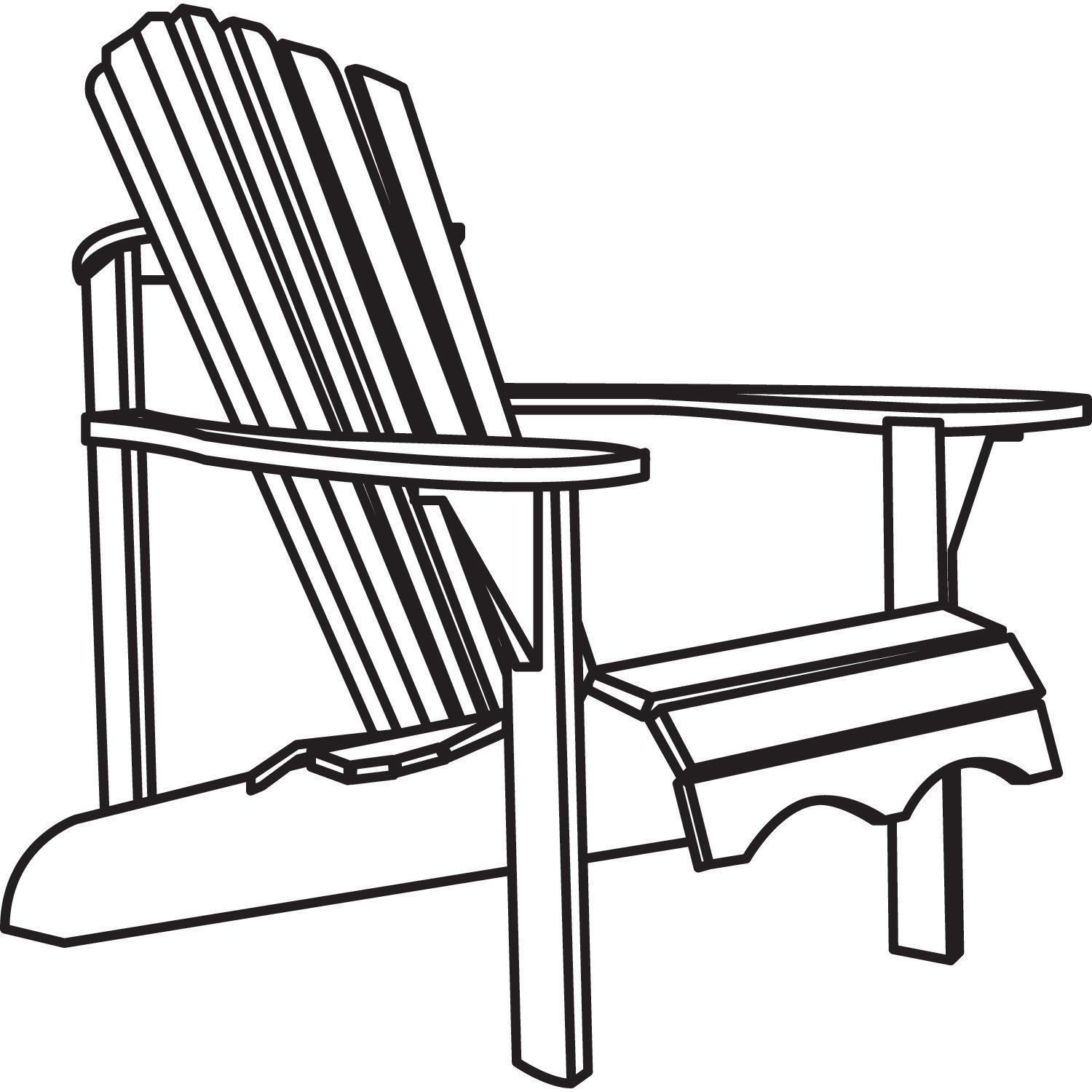 chair clipart drawing