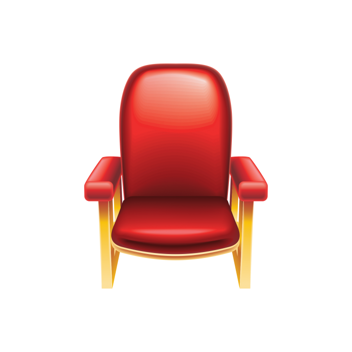 clipart chair movie