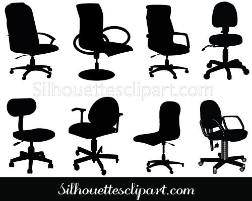 Chair clipart office chair. Clip art pack download