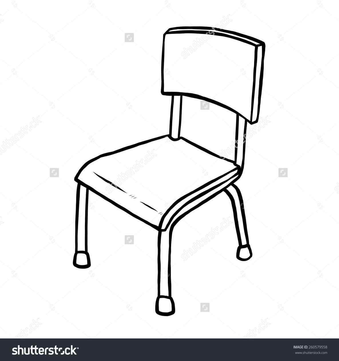 chair clipart outline
