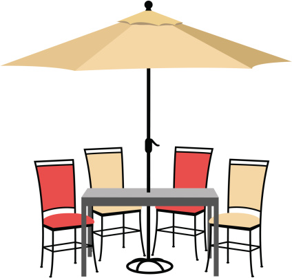 Furniture clipart patio. Free outdoor chair cliparts