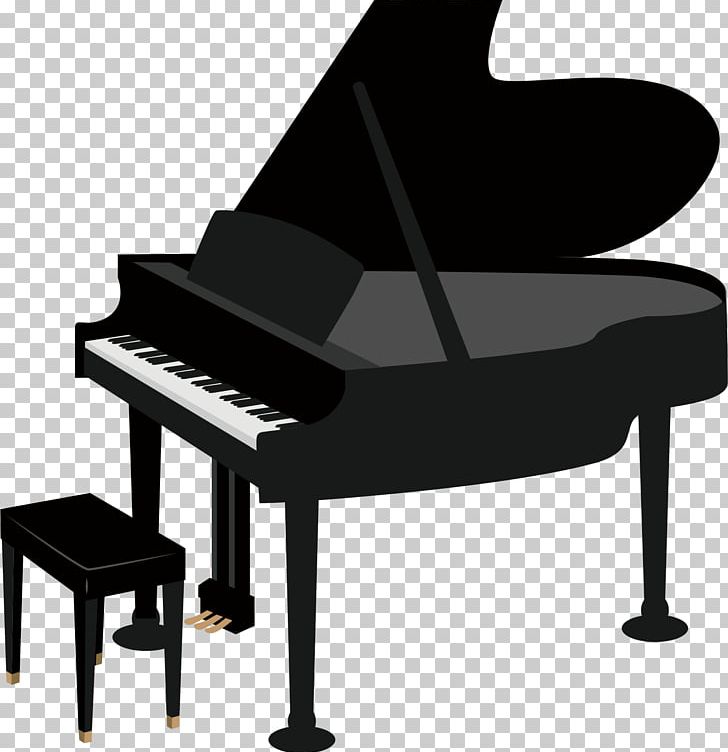 piano clipart chair