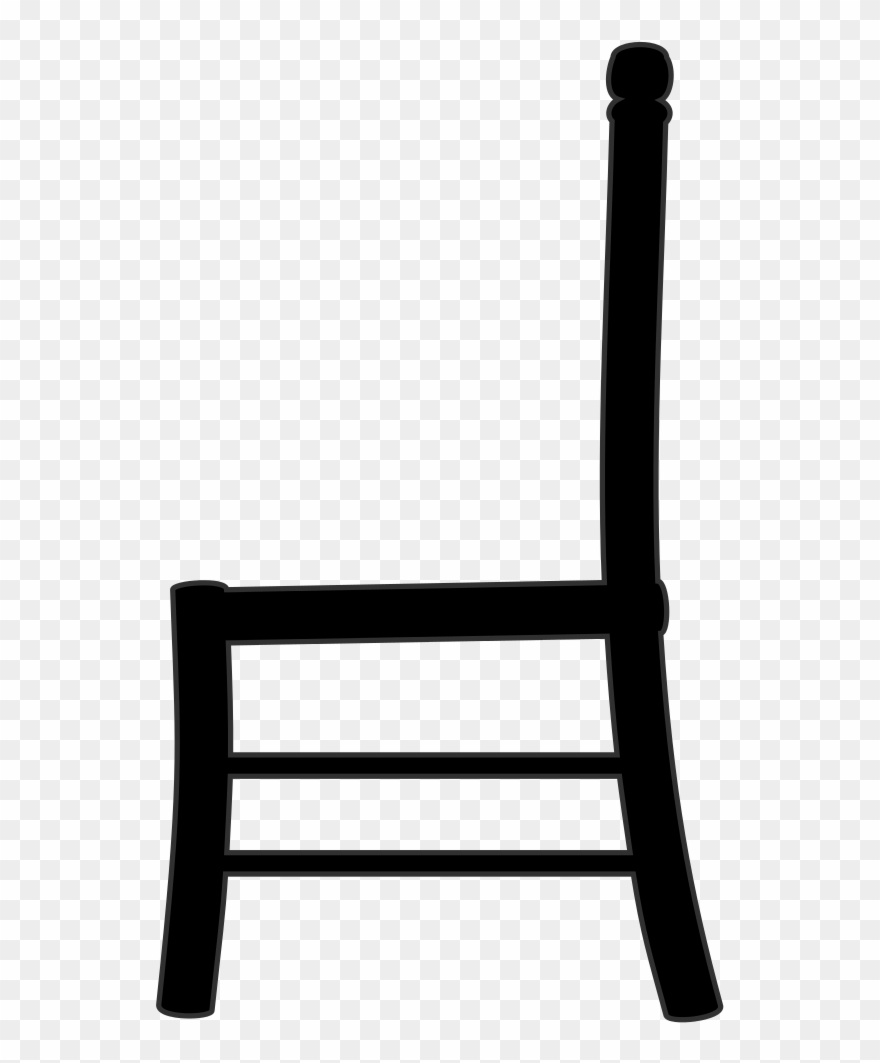 chair clipart side view
