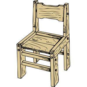 chair clipart wood chair