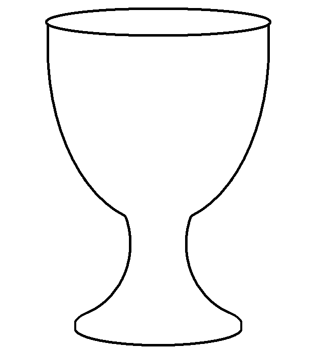 chalice clipart drawn