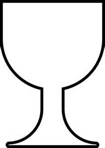 chalice clipart outline