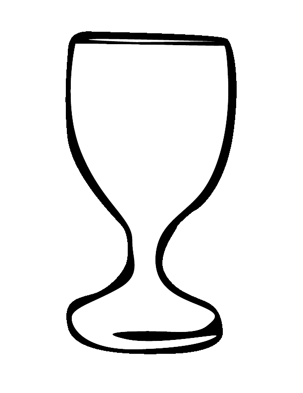 chalice clipart simple