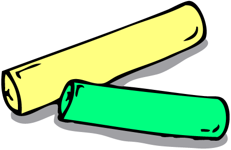 chalk clipart animated