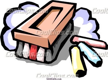 chalk clipart board eraser