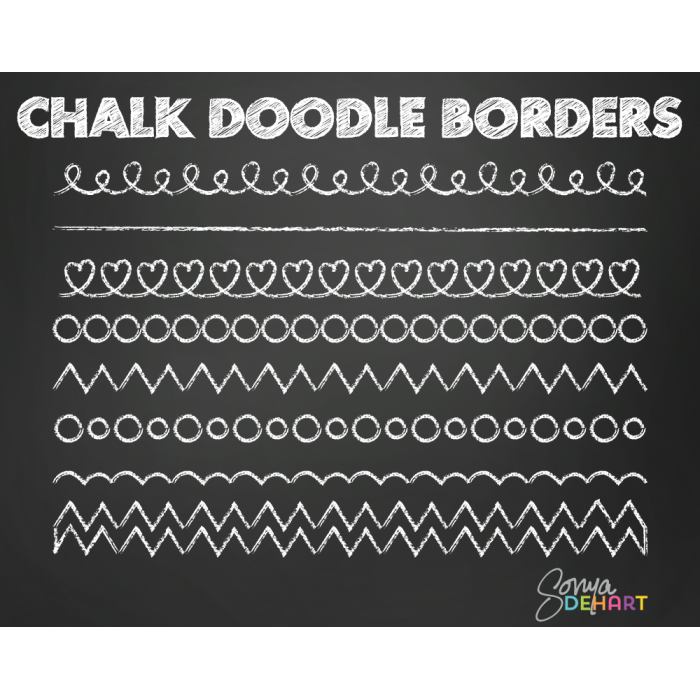 chalk clipart borders