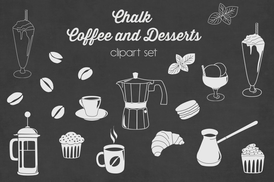 clipart coffee chalkboard