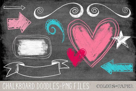 chalkboard clipart doodle