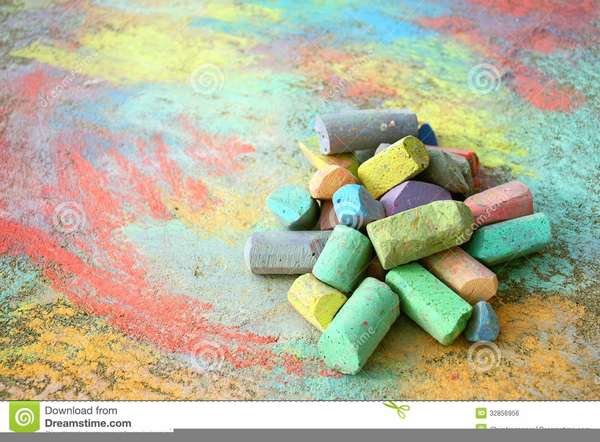 Chalk clipart sidewalk chalk. Free images at clker