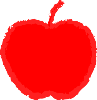 chalkboard clipart apple