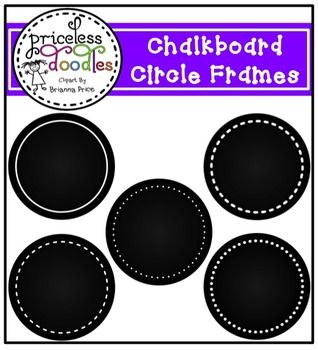 circle clipart chalkboard