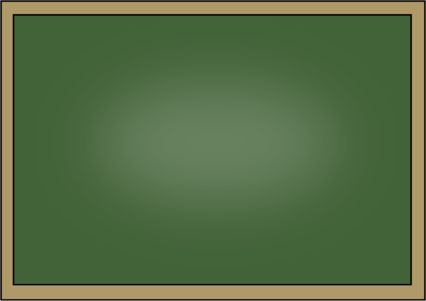 Chalkboard green chalkboard