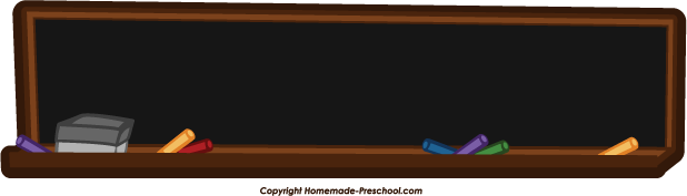 chalkboard clipart preschool