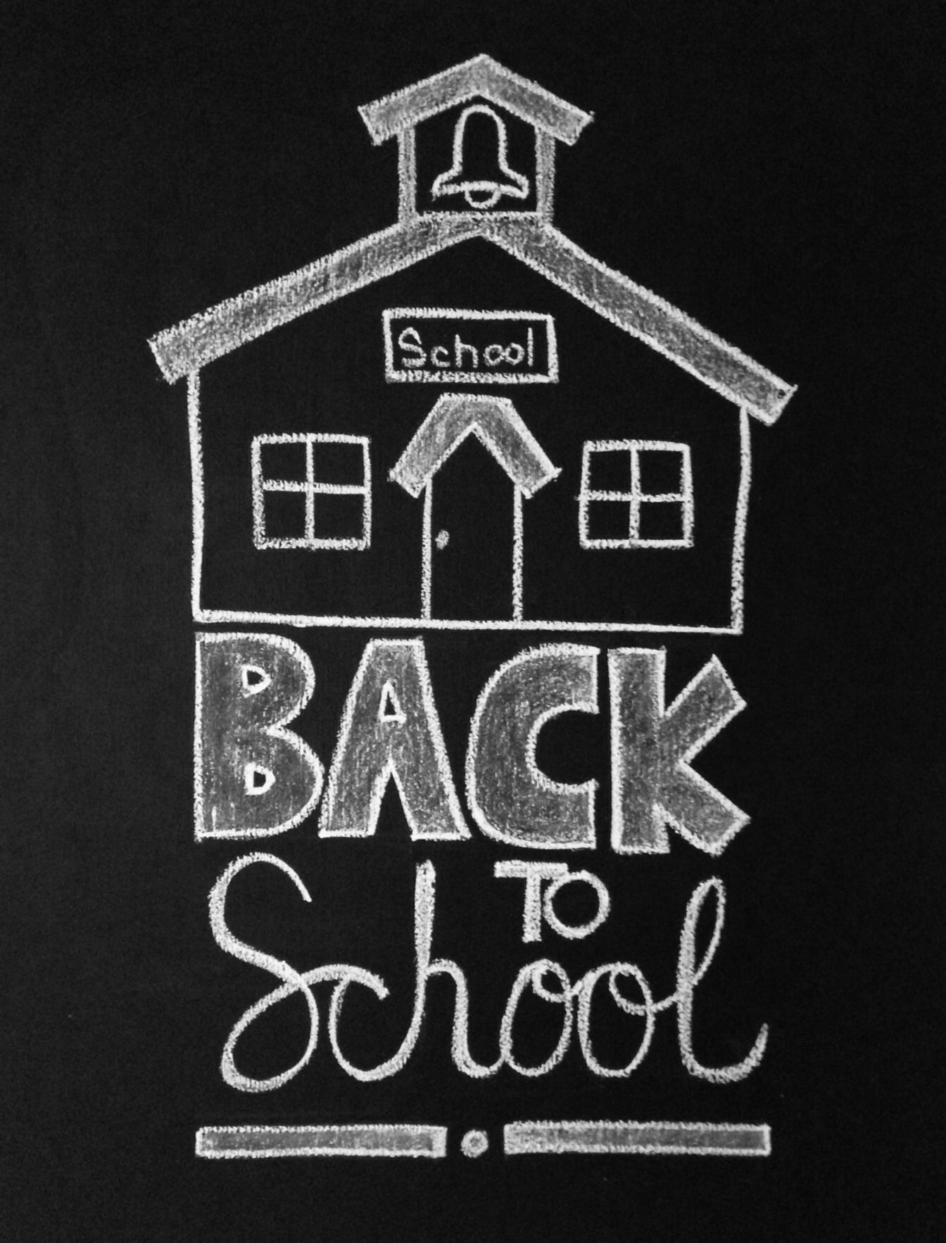 chalkboard clipart school