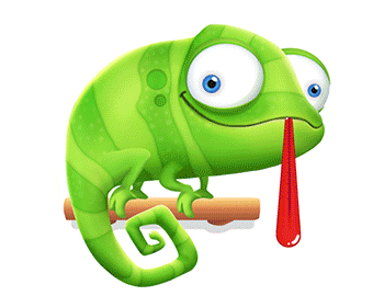 chameleon clipart chameleon tongue