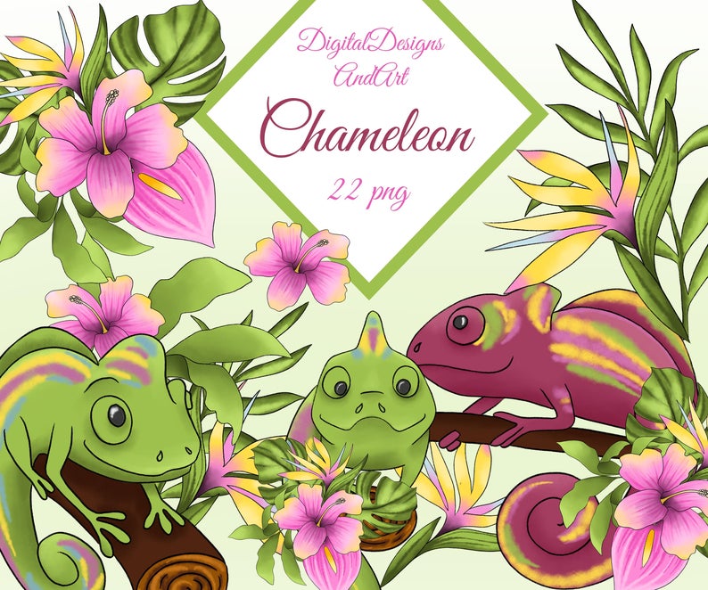 chameleon clipart chamelion