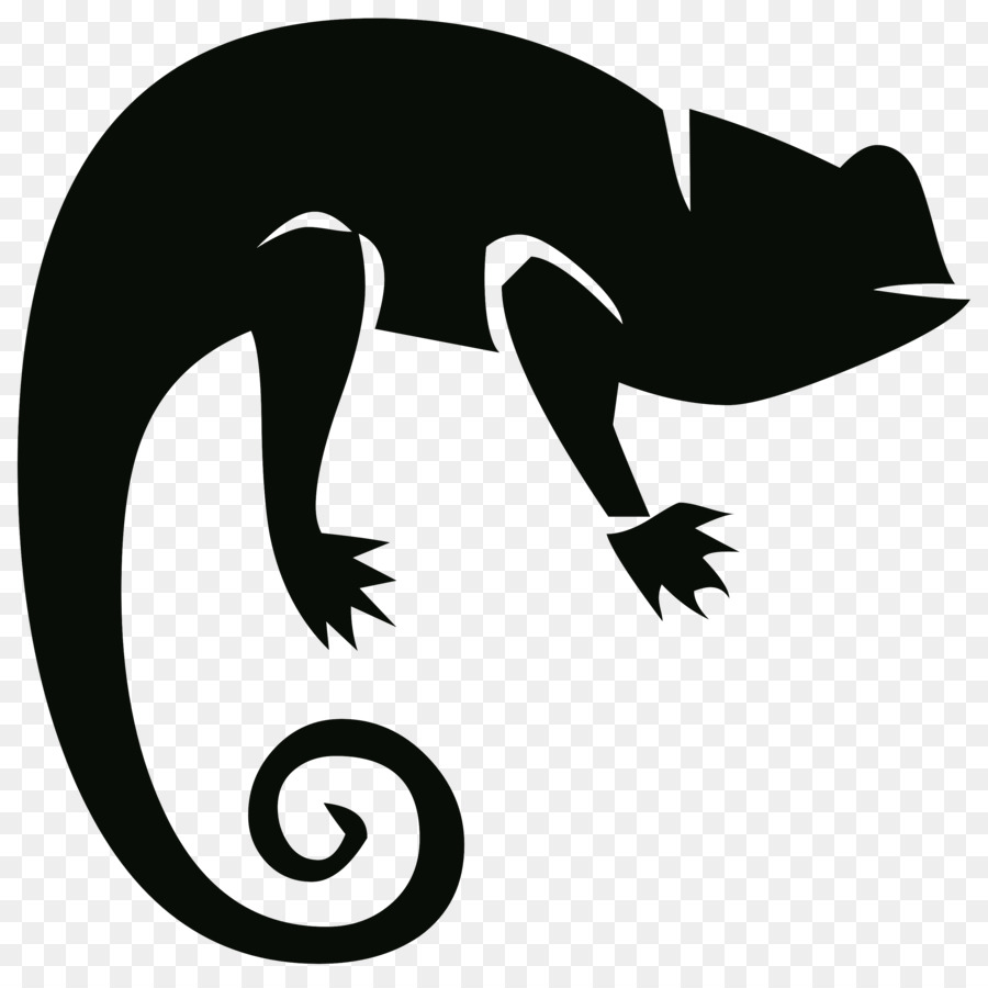 Chameleon clipart drawing. Chameleons lizard silhouette png